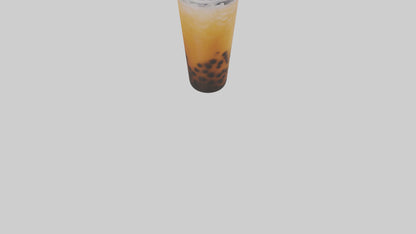 Iced bubble tea model VR / AR / low-poly