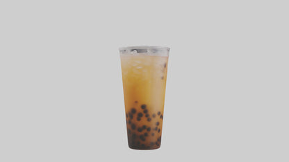 Iced bubble tea model VR / AR / low-poly