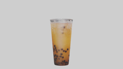 Iced bubble tea model VR / AR / low-poly