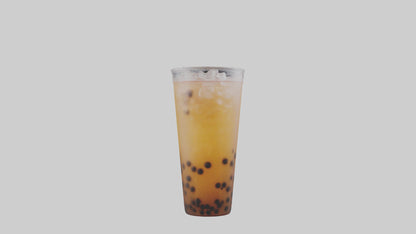 Iced bubble tea model VR / AR / low-poly