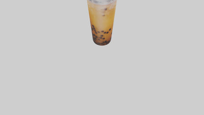 Iced bubble tea model VR / AR / low-poly
