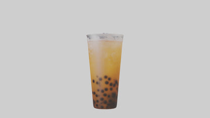 Iced bubble tea model VR / AR / low-poly