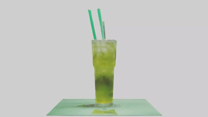 Iced green tea model VR / AR / low-poly