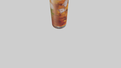 Iced herbal tea model VR / AR / low-poly