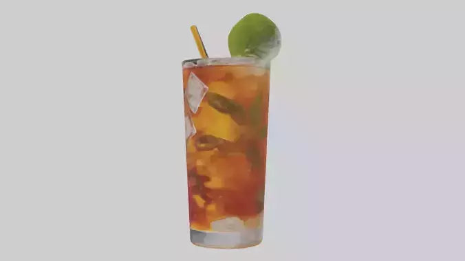 Iced herbal tea model VR / AR / low-poly
