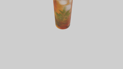 Iced herbal tea model VR / AR / low-poly
