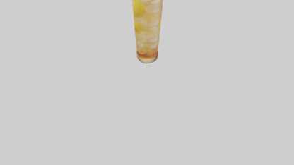 Iced tea lemonade model VR / AR / low-poly