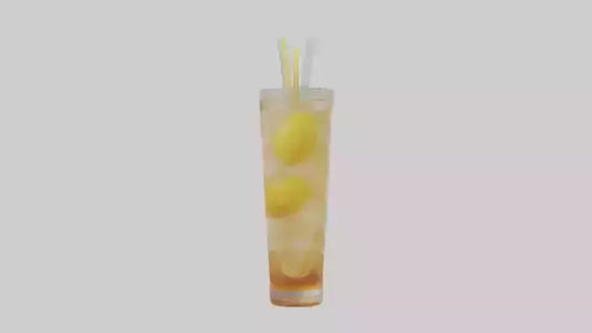 Iced tea lemonade model VR / AR / low-poly