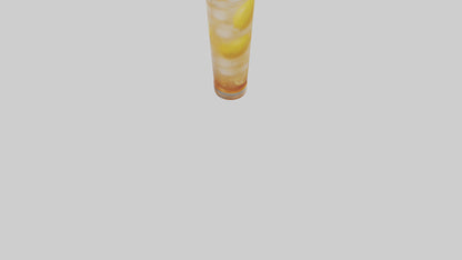 Iced tea lemonade model VR / AR / low-poly