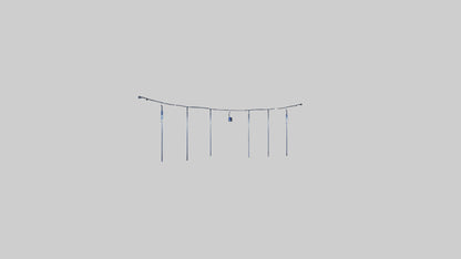 Icicle String Lights model VR / AR / low-poly