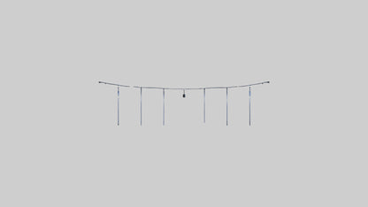 Icicle String Lights model VR / AR / low-poly