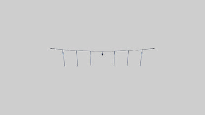 Icicle String Lights model VR / AR / low-poly