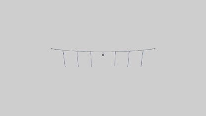 Icicle String Lights model VR / AR / low-poly