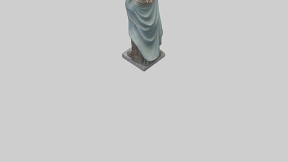 3D model Idun statue model VR / AR / low-poly