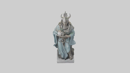 3D model Idun statue model VR / AR / low-poly