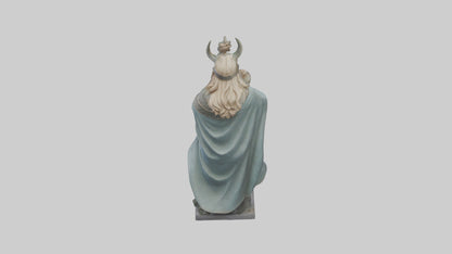 3D model Idun statue model VR / AR / low-poly