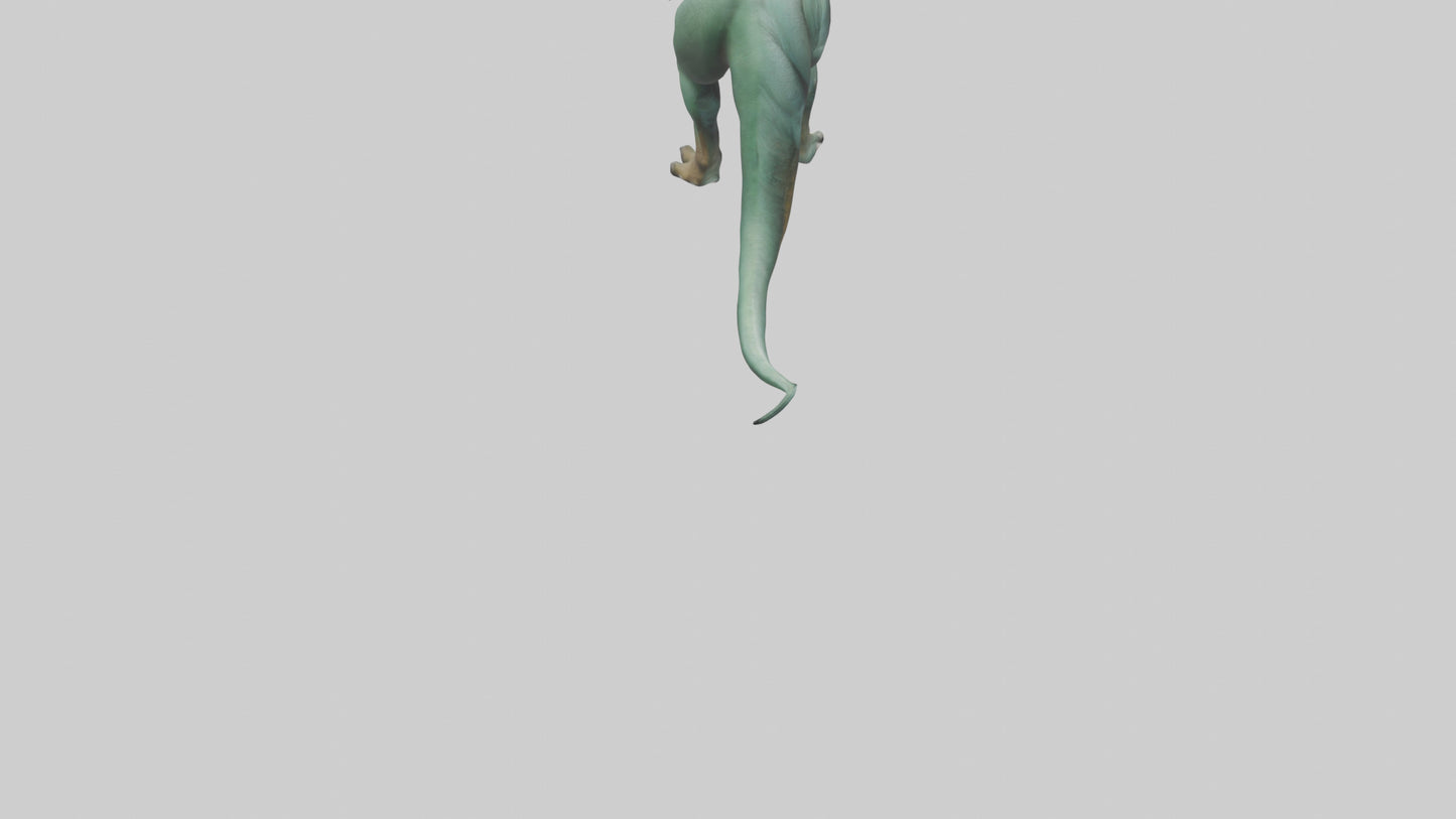 3D model Iguanodon model VR / AR / low-poly