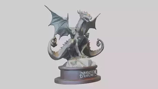 3D model Imagine Dragons statue model VR / AR / low-poly
