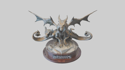 3D model Imagine Dragons statue model VR / AR / low-poly