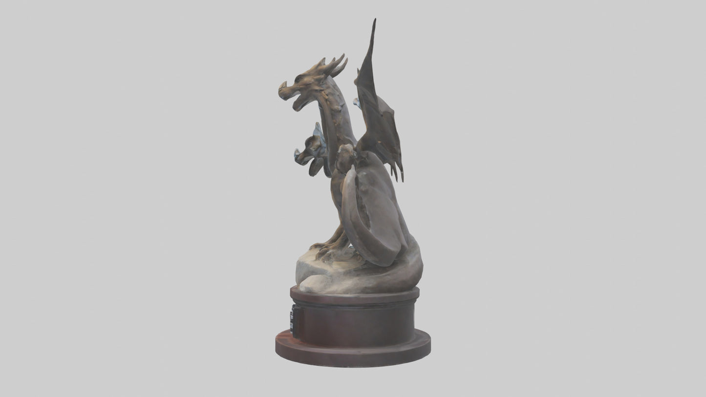 3D model Imagine Dragons statue model VR / AR / low-poly