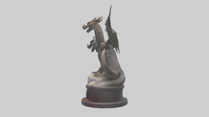 3D model Imagine Dragons statue model VR / AR / low-poly
