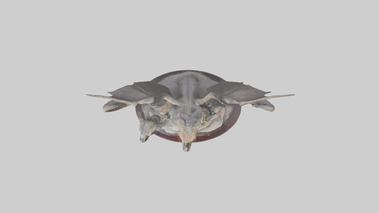 3D model Imagine Dragons statue model VR / AR / low-poly