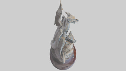 3D model Imagine Dragons statue model VR / AR / low-poly