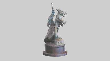 3D model Imagine Dragons statue model VR / AR / low-poly