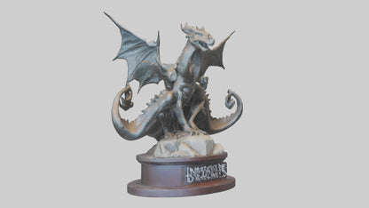 3D model Imagine Dragons statue model VR / AR / low-poly