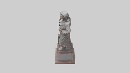 3D model Immigrant Memorial statue model 2 VR / AR / low-poly