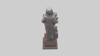 3D model Immigrant Memorial statue model 2 VR / AR / low-poly