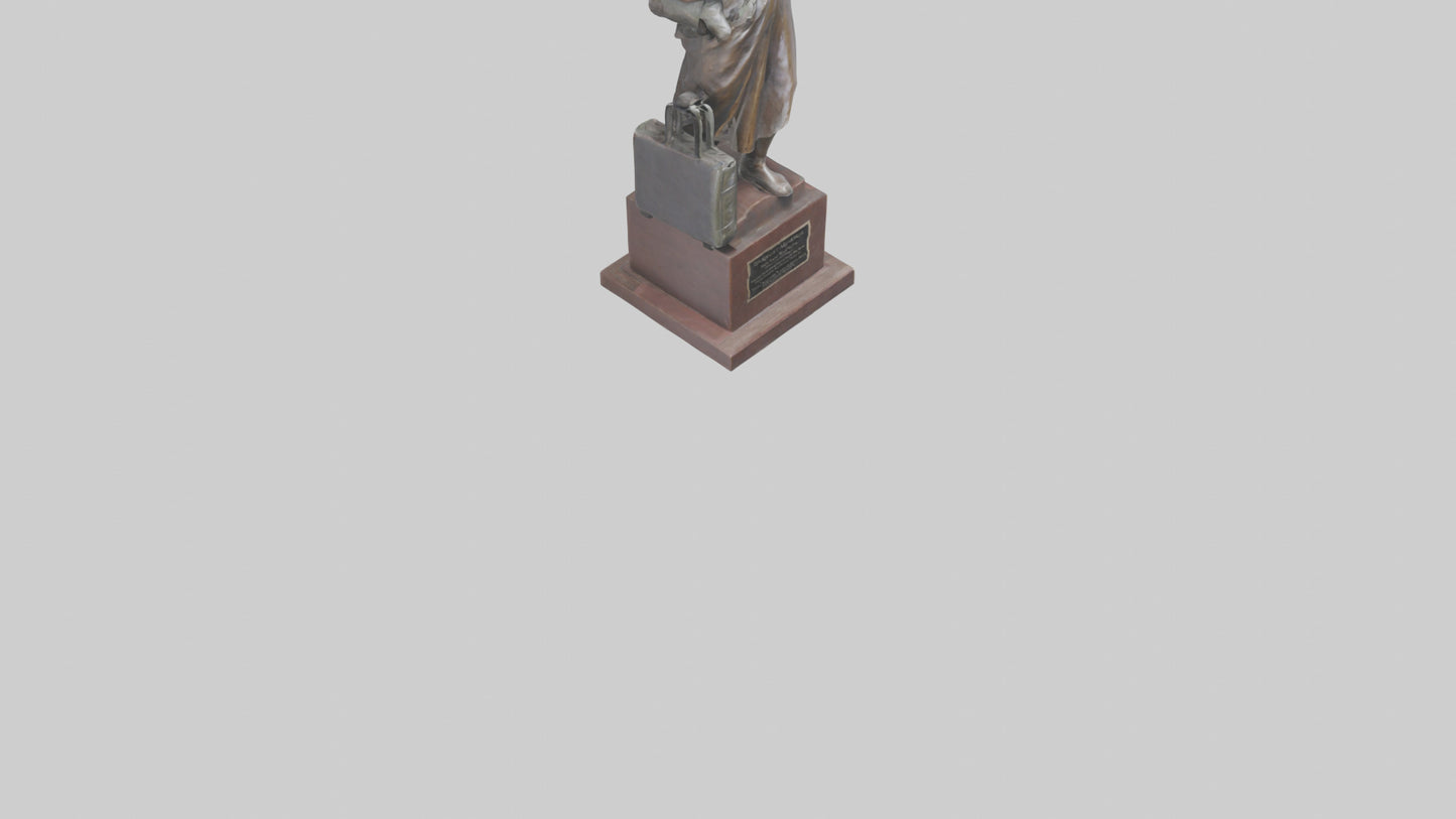 3D model Immigrant Memorial statue model 2 VR / AR / low-poly