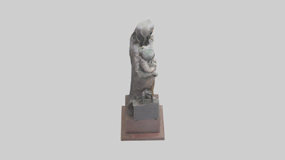 3D model Immigrant Memorial statue model 2 VR / AR / low-poly