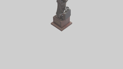 3D model Immigrant Memorial statue model 2 VR / AR / low-poly
