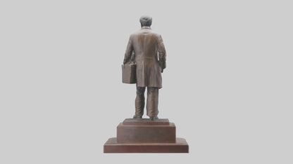 Immigrant Memorial statue model VR / AR / low-poly