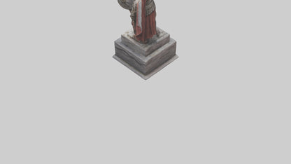 Immortal Gladiator statue model VR / AR / low-poly