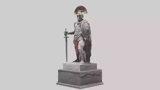 Immortal Gladiator statue model VR / AR / low-poly