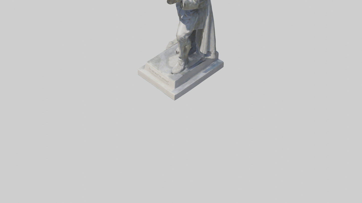 3D model In Memory of the Fallen statue model VR / AR / low-poly