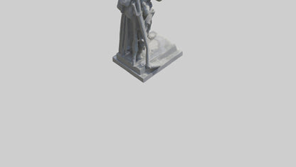3D model In Memory of the Fallen statue model VR / AR / low-poly