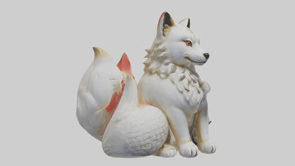 Inari statue model VR / AR / low-poly