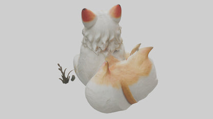 Inari statue model VR / AR / low-poly