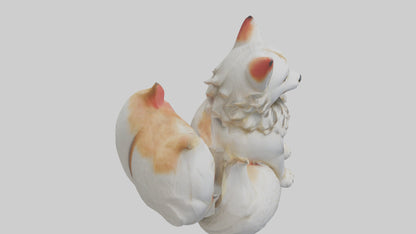 Inari statue model VR / AR / low-poly