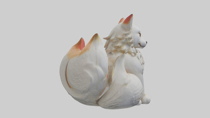 Inari statue model VR / AR / low-poly