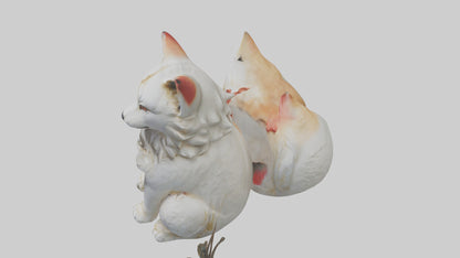 Inari statue model VR / AR / low-poly