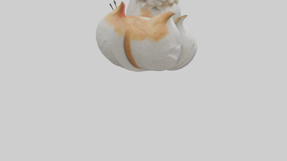 Inari statue model VR / AR / low-poly