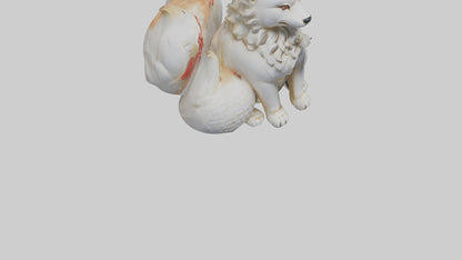 Inari statue model VR / AR / low-poly