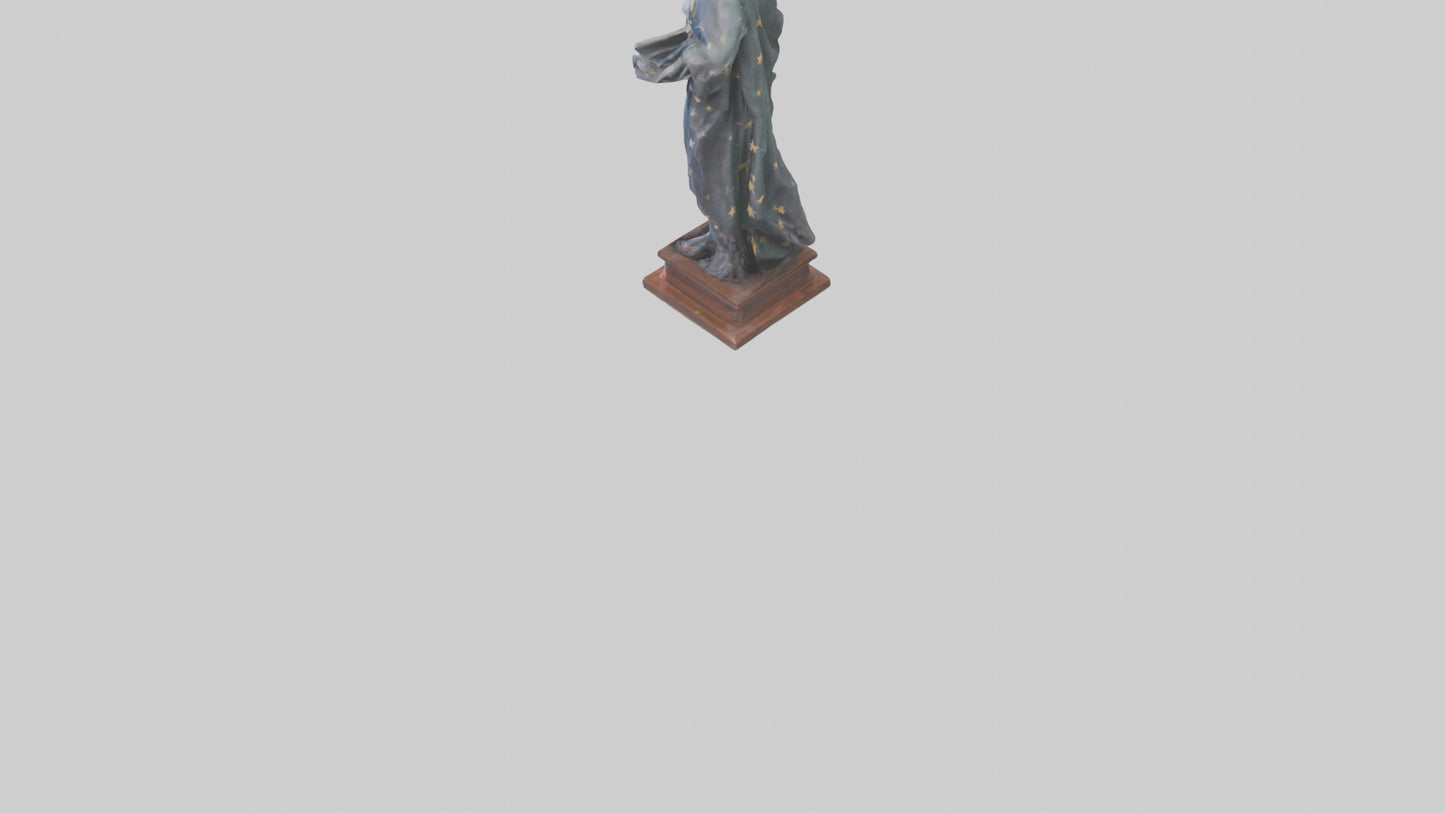 3D model Independence Figure statue model VR / AR / low-poly