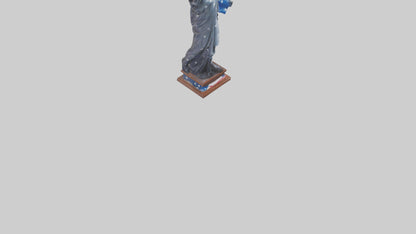 3D model Independence Figure statue model VR / AR / low-poly