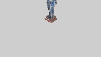 3D model Independence Figure statue model VR / AR / low-poly