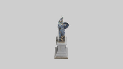 Independence Hero statue model VR / AR / low-poly